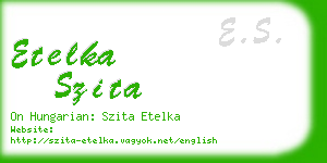 etelka szita business card